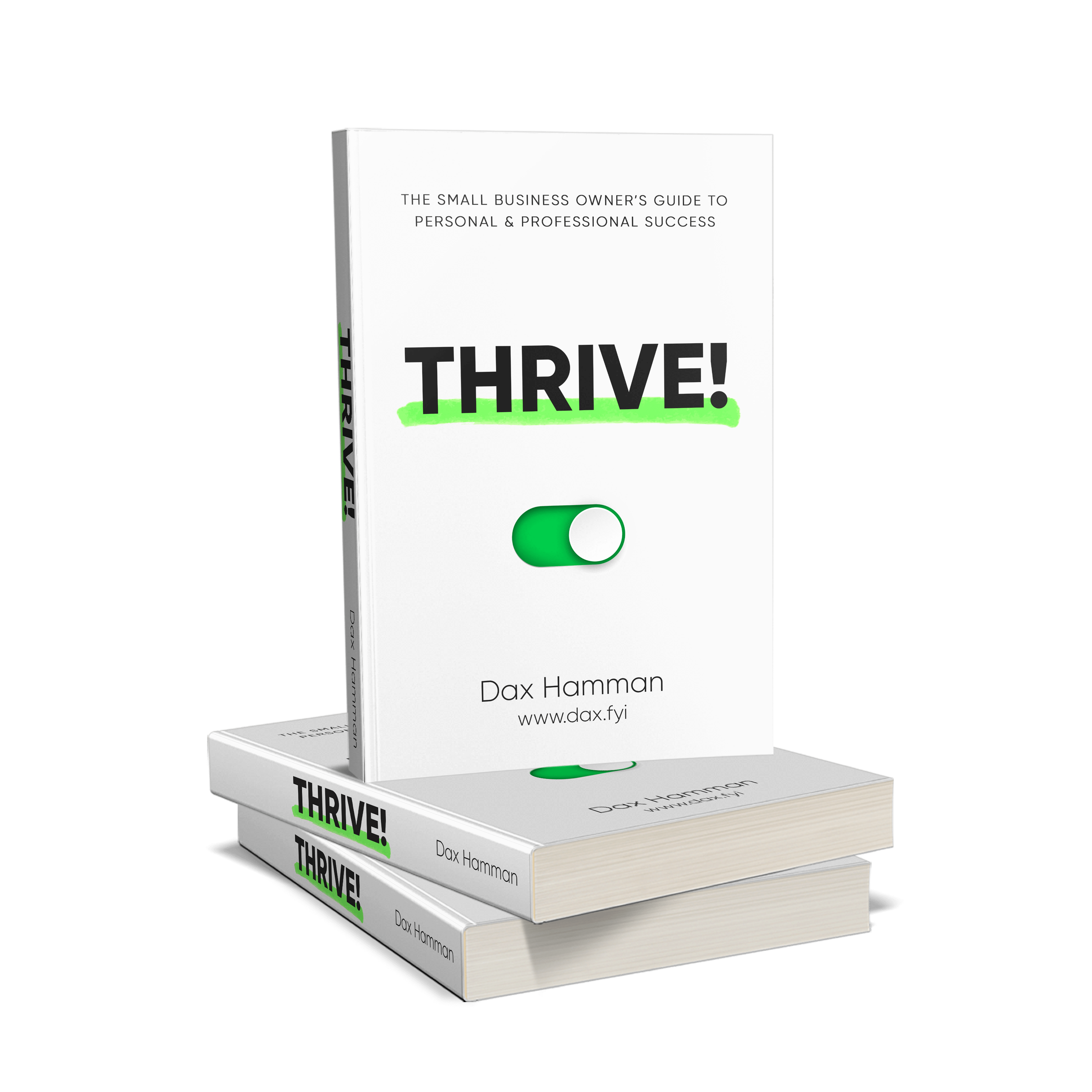 dax hamman THRIVE! Small Business Guide book cover